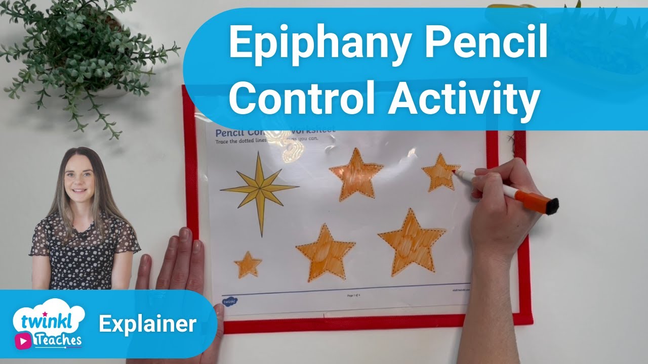 Epiphany Pencil Control Worksheets