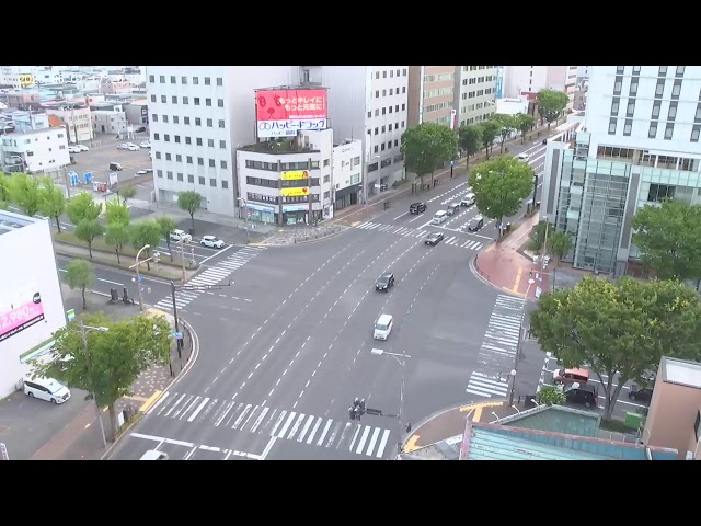青森・国道柳町交差点
