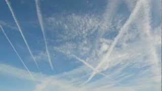 preview picture of video '5 JUN 2012 FRANCE DORDOGNE JALMOUTIERS SKY AIRPLANE CLOUDS STRIPES Slideshow'