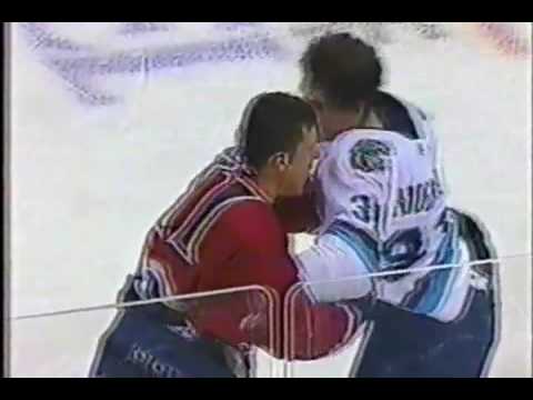 Derek Boogaard vs Raitis Ivanans