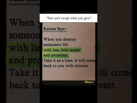 “Do you believe in karma?#bome #foryou #quotes #youtubeshorts #shorts