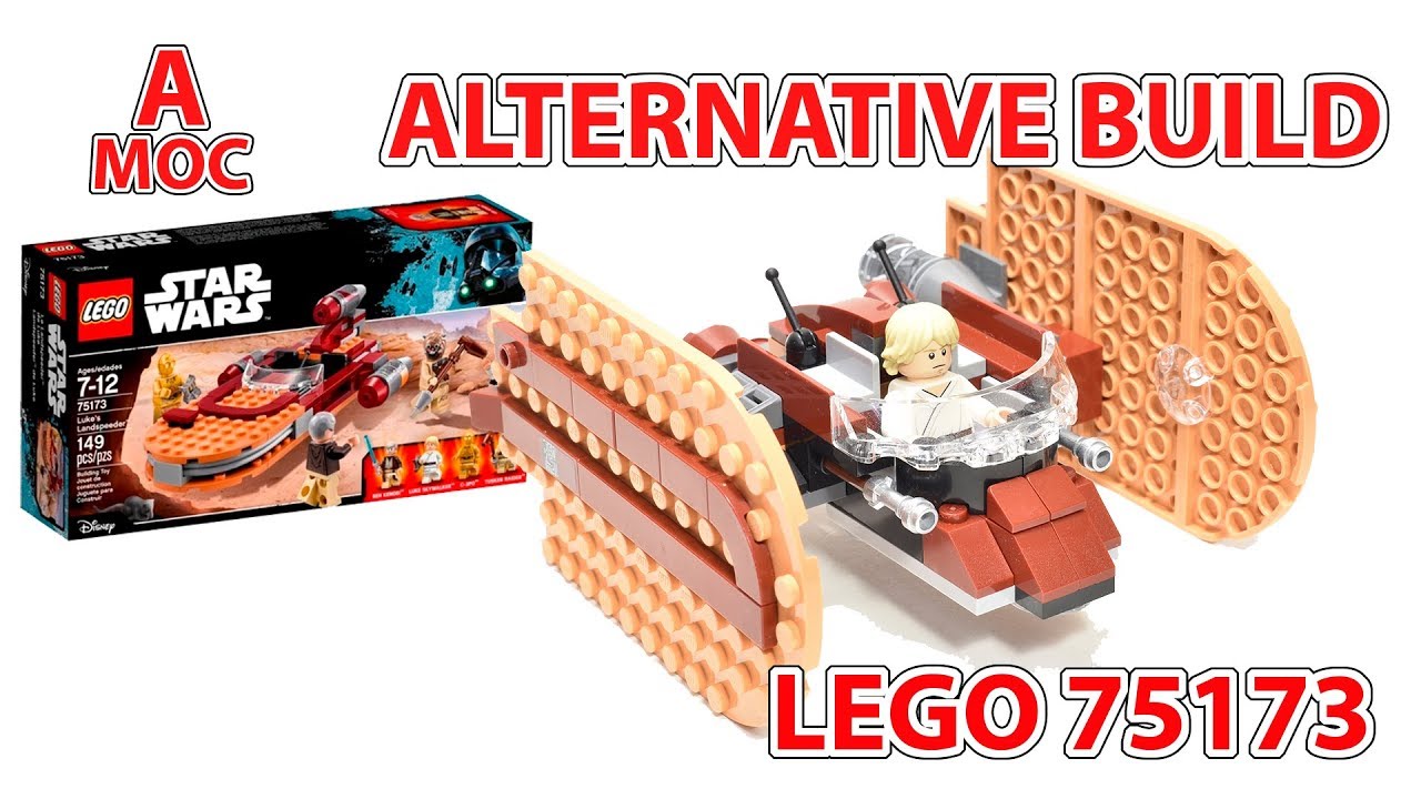 レゴ スター ウォーズ ルークのランドスピーダー 組みかえ作品 Tie Crawler Leaks