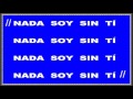 NADA SOY SIN TÍ  (DANILO MONTERO)