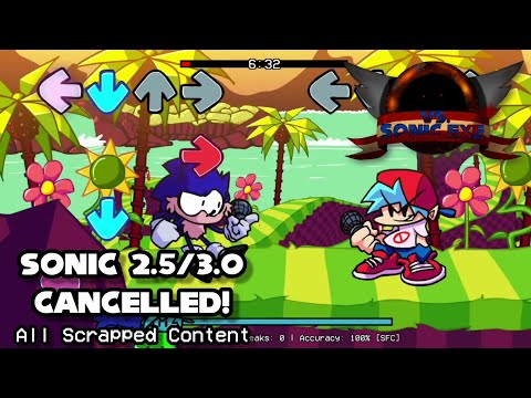 SONIC.EXE 2.5/3.0 CANCELLED!!! | STARVED, HOG, NEEDLEMOUSE, CURSE, X-TERION AND MORE!!!
