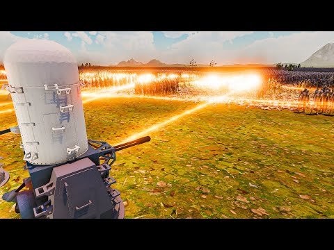 100 PHALANX CIWS vs 1,000,000 ZOMBIES | Ultimate Epic Battle Simulator 2 UEBS 2