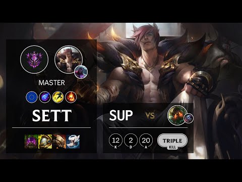 Sett Support vs Nautilus - EUW Master Patch 11.10