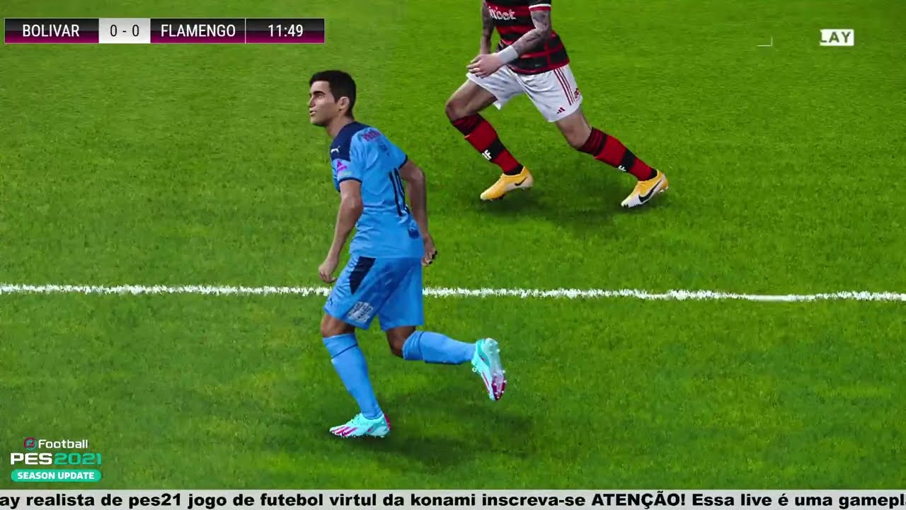 BOLIVAR X FLAMENGO AO VIVO COM IMAGENS - JOGO DE HOJE - ASSISTA AGORA! AO VIVO NO PES 21