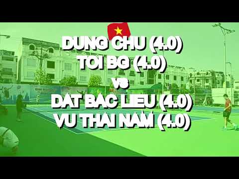 Dung Chu 4.0  - Toi Bg 4.0  vs Dat Bac Lieu 4.0  - Vu Thai Nam 4.0  * 388 Vntennis - Minh Thu 2020