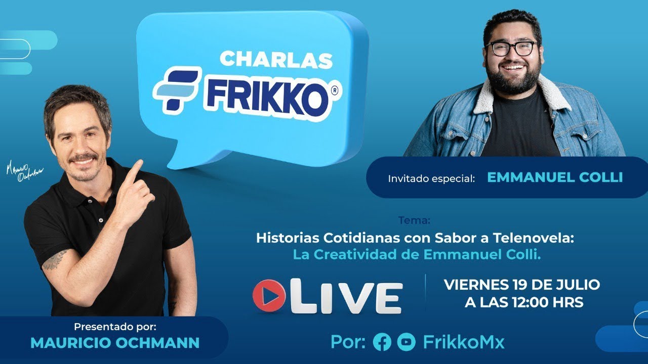 ¡La telenovela que nunca esperaste! Charla Frikko Ep. 2: Emmanuel Colli y su comedia accidental 📺😂