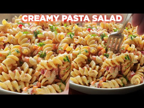 Yummy Creamy Pasta Salad Recipe