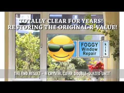 DIY Window Seal Repair Kit, Fix Broken Foggy Glass Windows in the United States and Canada