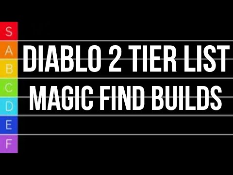 Diablo 2 TIER LIST - BEST Magic Find Builds