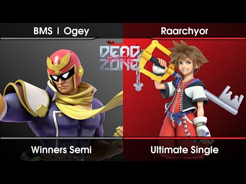 DEAD ZONE #2 Winners Semi - Ogey (Captain Falcon) Vs. Raarchyor (Sora) SSBU Ultimate Tournament