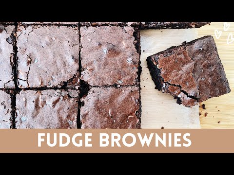 Lockdown baking 🔒🏠: easy brownies recipe! One bowl recipe, no fancy equipment