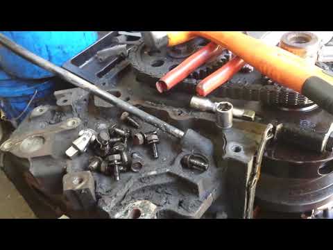How to remove oil dipstick tube from dodge 5.9 5.2 3.9 magnum