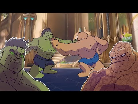 POV: hulk vs the thing in Marvel Rivals