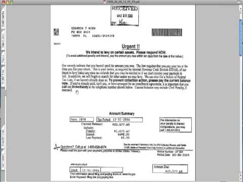 IRS Notice CP504 - What Does It Really Mean? - YouTube