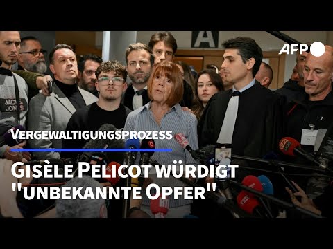 Vergewaltigungsprozess: Gisèle Pelicot würdigt "unbekannte Opfer" | AFP