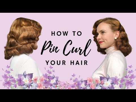 How I Pin Curl My Hair | 1940's 50's Hair Tutorial