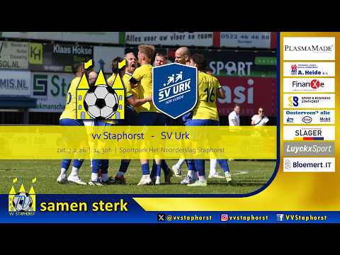 vv Staphorst - sv Urk | 7.2.2026 | Livestream