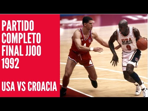 EEUU vs CROACIA | Final JJOO 1992 Barcelona | PARTIDO COMPLETO en español