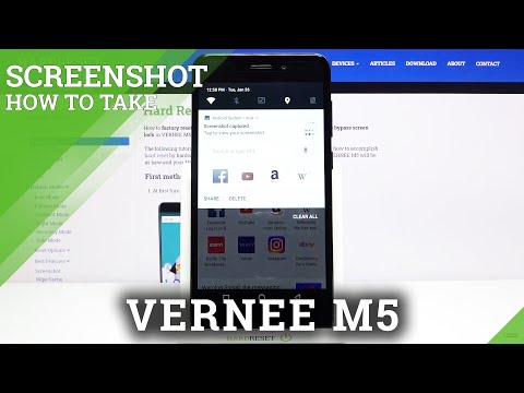 How to Take Screenshot in VERNEE M5 – Capture Screen Tutorial