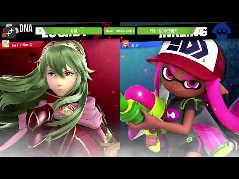 DNA.exe S7E1 - FAT MonkeyBenQ (Lucina) Vs. Jj jr (Inkling) - Bracket - Winners Round 3