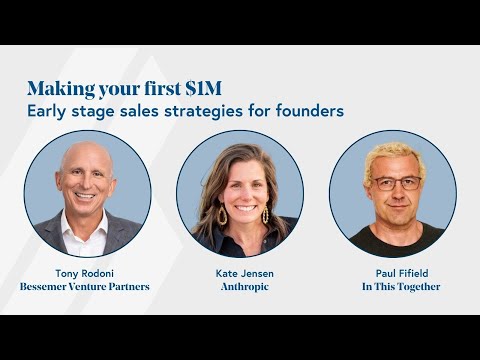 Early stage sales strategies for founders | Bessemer Venture Partners