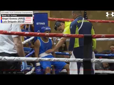 2 52kg Angel GOMEZ ARG vs Luis DELGADO ECU   incompleta