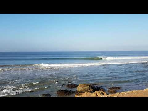 Wave from Spiders to Banana Point im Tamraght, Morocco
