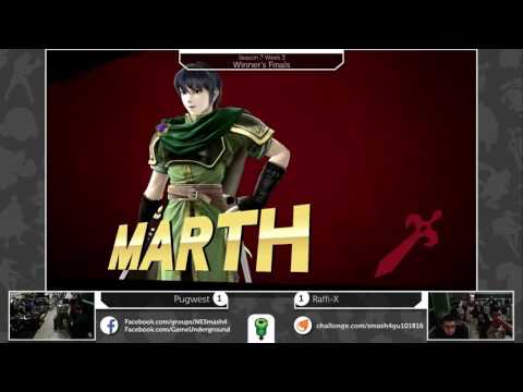 S4@GU 10-18 (Winner's Finals): Pugwest (Marth) vs Raffi-X (ROB)