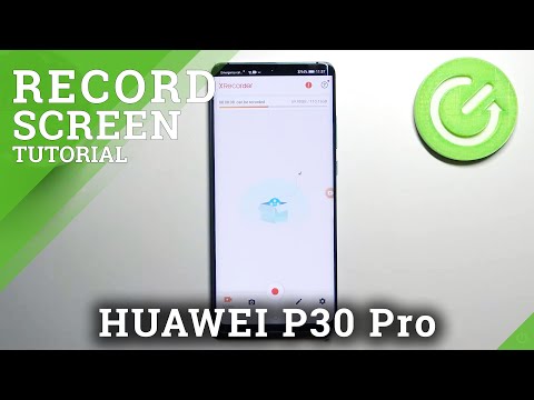 Manage Screen Recorder and Change its Sound Settings - HUAWEI P30 Pro
