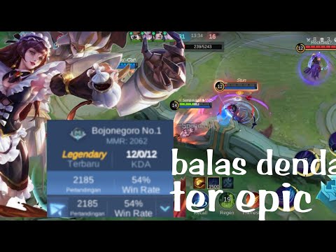 GAMEPLAY SELENA ROAM | spam skill 2 selena | tutorial selena roamer