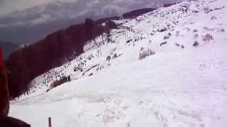 preview picture of video 'Sledding at Nathatop----Shooting from Sled-1 (Patnitop), Jammu and Kashmir, India.'