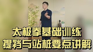 太极拳基础训练｜提裆与站桩要点讲解｜稳重心·松沉劲·正身形｜Taichi Basics – Dantian Lifting & Zhan Zhuang Posture Alignment