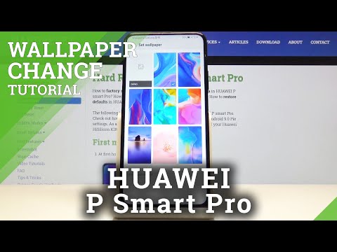 How to Change Wallpaper in HUAWEI P Smart Pro – Update Desktop