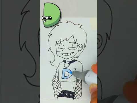 Drawing Alphabet Lore in Real Life / Humanized Alphabet Lore/ABCDEFGH #alphabetlore #drawing