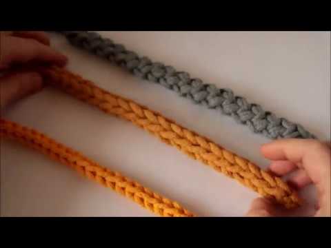 jak zrobić sznurek na szydełku  - 3 sposoby / how to crochet an I-cord