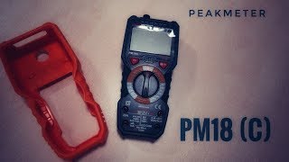 ��������� peakmeter: ����� PeakMeter PM18C (True RMS)