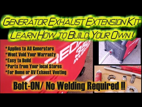 DIY Generator Exhaust Extension Kit