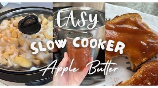 Easy Slow Cooker Apple Butter | Fall Recipe