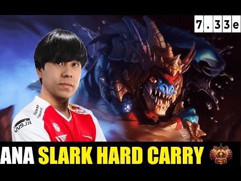 ANA PLAYING SLARK CARRY 7.33E - DOTA 2 HIGHEST MMR MATCH #dota2 #dota2gameplay
