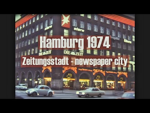 Hamburg 1974 - Zeitungsstadt - Newspaper City - Stern - Spiegel - Zeit - DPA uv.a.