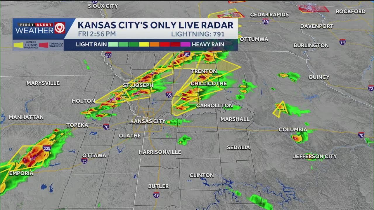 LIVE RADAR: Tracking severe storms around the Kansas City metro