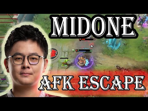MIDONE EPIC AFK ESCAPE vs HR - Dota 2 Jukes & Escapes