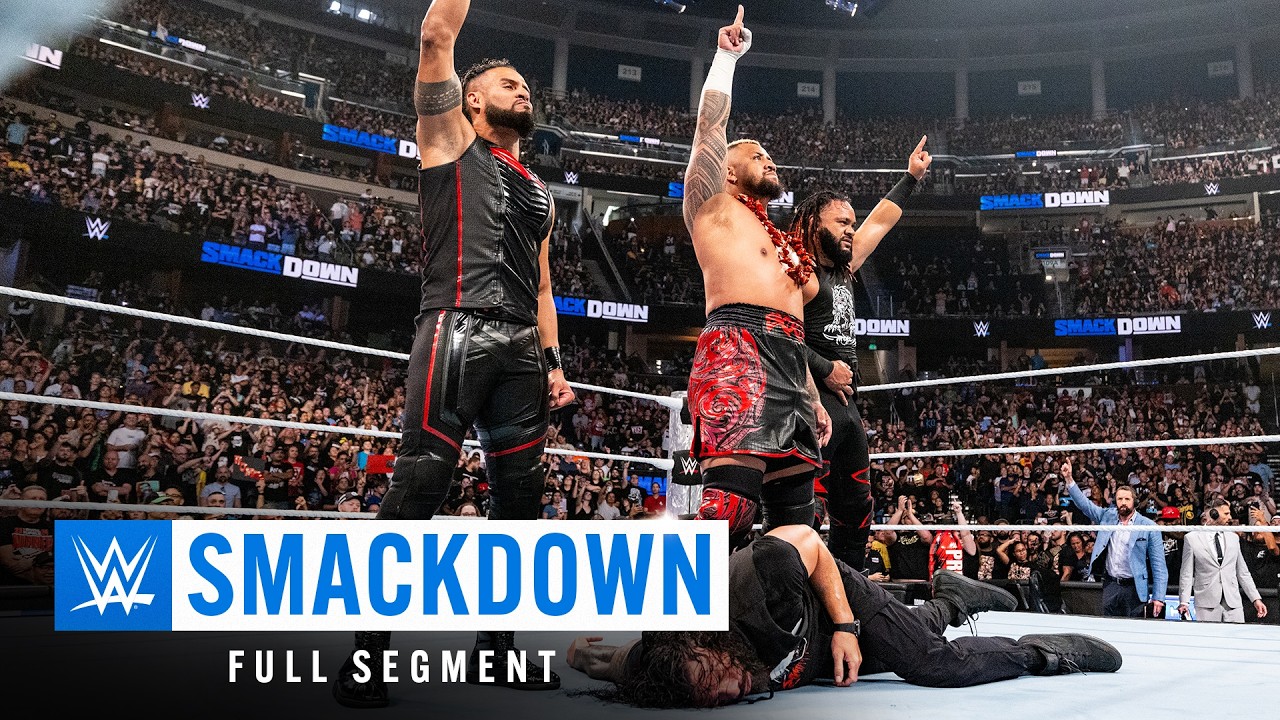 FULL SEGMENT: Solo Sikoa's Bloodline brutalize Roman Reigns: SmackDown, Aug. 16, 2024