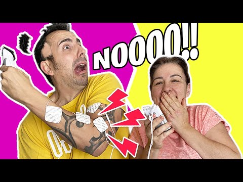 24 HORAS de BROMA a MI MARIDO ¡¡CON ELECTROESTIMULADOR!!