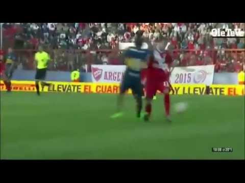 Tremendo Patadon de Carlos Tevez a Ham | Argentinos Juniors vs Boca