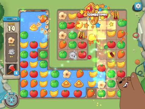 We Bare Bears - Match3 Repairs - Level 129 (by match3news.com)