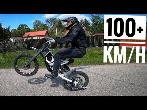 100+ km/h eBike - CyklonEbike VENOM TOTAL TOP FPV RIDE - WHEELIES, TOP SPEED AND CRASH!!!